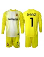 Inter Milan Yann Sommer #1 Maalivahdin Vieraspaita Lasten 2025-26 Pitkähihainen (+ shortsit)